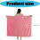 Corals Fleece Bath Towel Wrap Without Shedding Ideal For-Blue 4