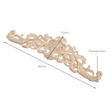 6Pcs Wood Cabinet Furniture Carving Corner Wood Ornament Wood Ornaments Handmade