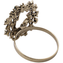 18Pcs Christmas Wreath Napkin Rings Metal Napkin Buckle Napkin Holder Napkin Circle