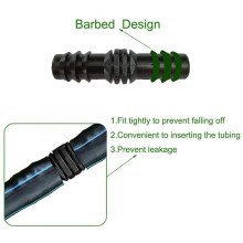 Irrigation Fittings Kit for Drip Tubing -12 Tees,12 Couplings,12 Ends,12 Elbows - 16mm Compatible Drip Sprinkler Systems