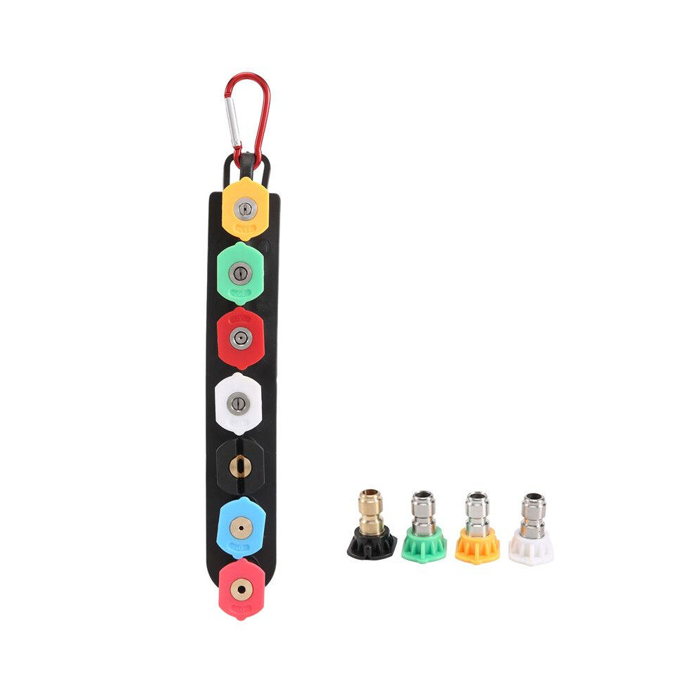 Pressure Washer Nozzle Tips Set,Pressure Washer Attachments With Nozzle Holder 11 Spray Nozzle Tips 1/4Inch Connector 6033932685537