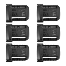 6Pcs Battery Mounts Battery Storage Rack Holder Protection Hanger for Box 18V 20V Battery