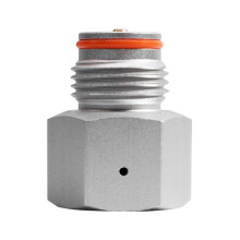 Soda CO2 Pressure Regulator Adapter,Female TR21-4 Soda Cylinder to Male G1/2 Co2 Tank