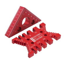 2Pc Dovetail Jig and Triangle Ruler Kit - Router/Saw Table Precision Depth Gauge and Tenon Space Gauge for Woodworking
