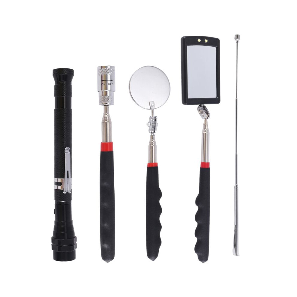 Portable Interior Inspection Mirror Underbody Inspection Mirror Telescopic Inspection Mirror 5-Piece Box Set 6031264460150