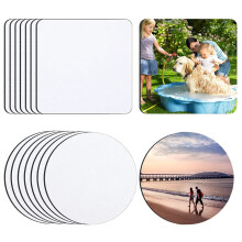 Produits D'éBauches de Sous-Verres de Sublimation, Tapis de Tasse en Caoutchouc de Sous-Verres de Sublimation pour L'Artisanat D'Impression par