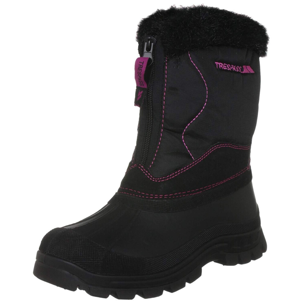 Trespass Women's Zesty Snow Boots in Black | Size: 6 - Image 2