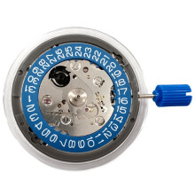 Hochwertiges Mechanisches Uhrwerk NH35A, Blaues Kalenderrad NH35, 24-Zoll-Schmuck, Selbstaufzug, Hohe PräZision