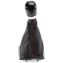 5 Speed Gear Stick Shift Knob & Dust Boot Cover for Focus MK2 2005-2012