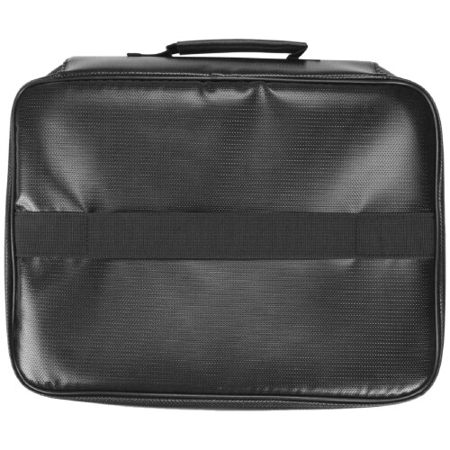 Organizer Bag Fireproof Document Bag with Lock Portable Filing Storage Box Holder for Document File Passport Certificate