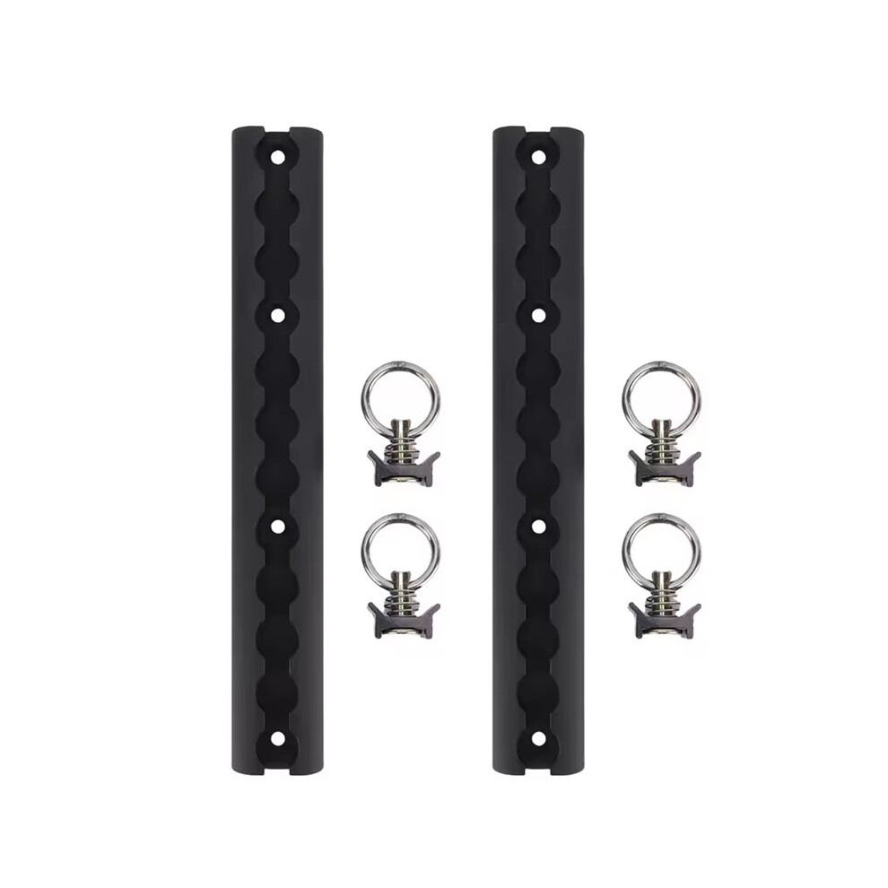 Thickened Aluminum L Track Tie Down Rail With 4 Round Rings For Motorcycles Atvs Dirt Bikes Pickup Trucks 6032965878169