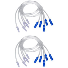 Urinary Drainage Bag Extension Tubing, 36" Flexible Catheter Drain Tube, Universal Drainage Connector 10 Pcs