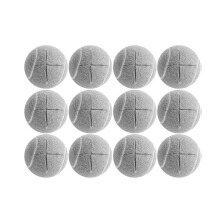 12 Pcs Precut Tennis Balls for Walkers, Glide Balls, Long Lasting for Chair, Furniture Legs, Floor Protection Grey