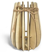 Wooden Vase Flowers Ornament Heart Shape Vase for Flowers Wooden Puzzle for Bouquet Flower for Roses Garden Women Gift