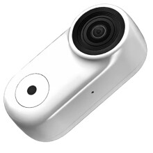 Caméra Numérique Magnétique de Poche, Étanche, pour Casque de Moto, Enregistreur Vidéo HD, Blanche