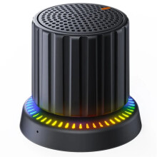 Waterproof Speaker with Colorful LED Lights, Strong Magnetic Cup Design, Portable Speaker Hands-Free Call