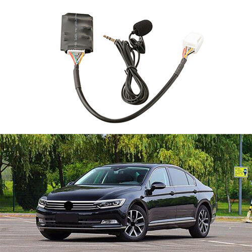 for  RAV4  AUX Adapter Handsfree Disc Box Harness with Microphone  Connection Module 1