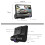 3 Câmeras Lente 4.0 Polegadas Carro DVR Câmera Gravadora FHD 1080P Visão Noturna Dash Cam Suporte Câmera Retrovisor 3