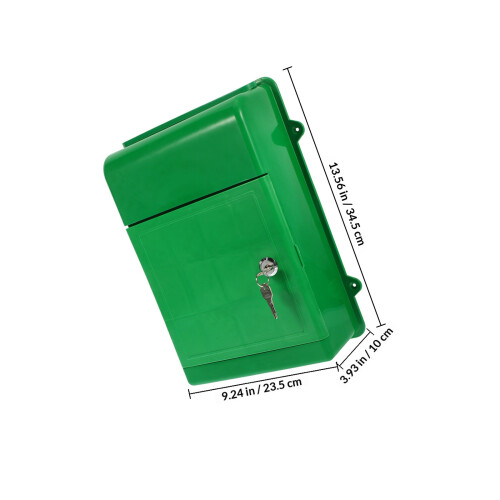 À Lettres Verrouillable En PP Murale Pour Usage Extérieur 1