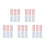 PVC Breaker Panel Labels Colored Self Adhesive Safety Stickers 6