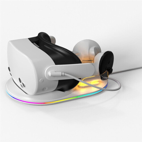 Charging Dock for Meta Quest 3S VR 15W Magnetic Charging Station for Quest 3S VR Controller 1