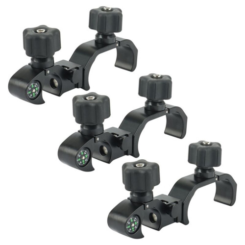 3X Quick Release Pole Clamp with Compass & Data Collector Cradle ,GPS,TOTAL STATION TSC3 1
