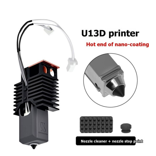 0.8mm Full Assembled Hotend for Snapmaker U1 Hot End Ceramic Heating Block Kit Precise Heating High Flow 3D Printer Part 1