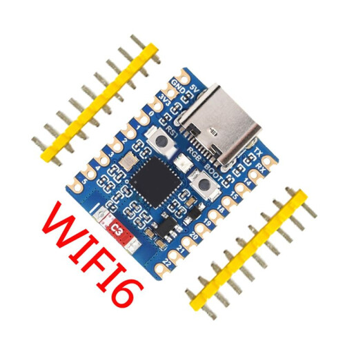 2X ESP32 ESP32-C6  Development Board Based  ESP32-C6FH4 Dual Processors 2.4GHz WiFi 6 &  5 1