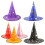 Detská sada 5 halloweenskych čarodejníckych klobúkov 3