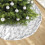 35 inch witte kerstboomrok van imitatiebont 2