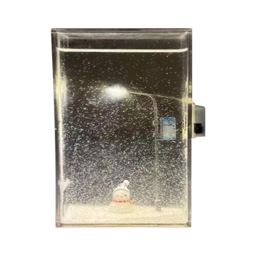 Snow Globe Night Light DIY Kit – LED Snowfall Lamp 1