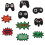 20 Stück Schuhanhänger mit Gamecontroller für Clogs 2