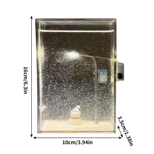 Snow Globe Night Light DIY Kit – LED Snowfall Lamp 2