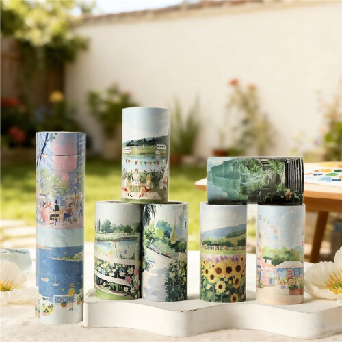 4 Rollen/Set Fun Landscape Series Ins Landscape Tape  B 1