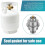 2-Pack Propanbränslefilter F273699 för Mr. Heater 2