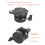 DY-60N Tripod  Leveling Base Adjusting Plate with Bubble Level for DSLR Camera 4