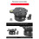 DY-60N Tripod  Leveling Base Adjusting Plate with Bubble Level for DSLR Camera 5