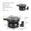 DY-60N Tripod  Leveling Base Adjusting Plate with Bubble Level for DSLR Camera 8