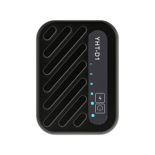 -Aquarium-Sauerstoffpumpe, USB-Wiederaufladbar, Ultraleise, Tragbare Sauerstoffpumpe für Aquarien, Superleise, Schwarz