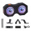 Eyes Bike Tail Light, USB Rechargeable  Programmable LED with Customizable Patterns Dual Screen 1