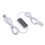 1 Pc USB PC to PC Data Transfer Cable, LED Bridge Cable for Direct Net Connection Fast Data Transfer Between 2 Computers 1