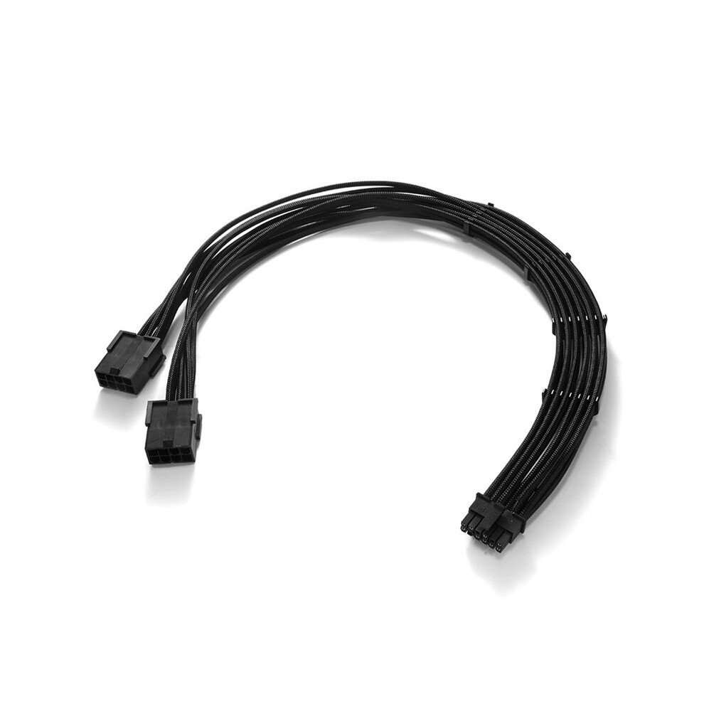 12Vhpwr To 2X8 Pin Adapter-12+4Pin Gpu Power Cable For Rtx 4090/4080/4070 & 5090/5080/5070 Cards Black 4712358123510