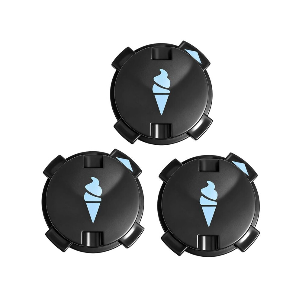 3Pcs Dustproof Seal Lid For Nc701 Ice Cream Maker Swirl Pint Containers Accessories Rotary Lock Dustproof Cover 6033986784231