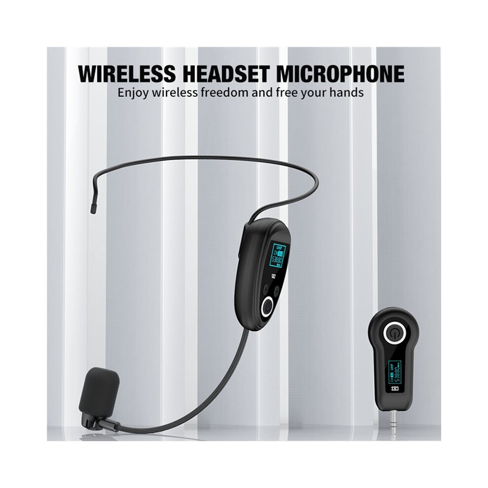 2.4G Uhf Wireless Microphone Headset With Handheld Transmitter And Rechargeable Receiver For Teaching, Speech, Amplifier 4713774092602