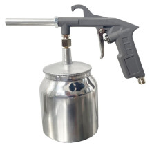Portable Pneumatic Sandblaster 750ml, 0.4bar Handheld Sandblasting Tool for DIY Home Use
