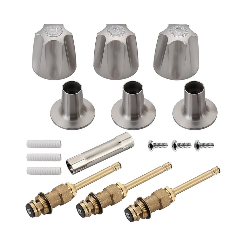 39619 Bathtub Shower Handle Remodel/Rebuild Trim Kit, Shower Knob 3 Piece For Price Pfister Verve Faucets 6033495051848