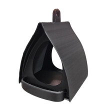 Hanging Bird Feeder Large Capacity Outdoor Bird Feeder Birdhouse Garden Bird Feeder for Sparrow Balcony Yard Porch Black