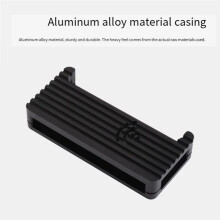 For Raspberry Pi ZERO 2W Aluminum Case Passive Cooling Protective Metal Shell with Heat Dissipation for Radxa