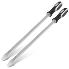 2 Pcs Extended Screwdriver 16 Inch Chrome Vanadiums Steel Heavy Duty Slotted Screwdriver Set for Car Repair Tools