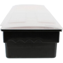 2X Ice Cooled Condiment Serving Container Chilled Garnish Tray Bar Caddy for Home Work Six Grid Seasoning Box